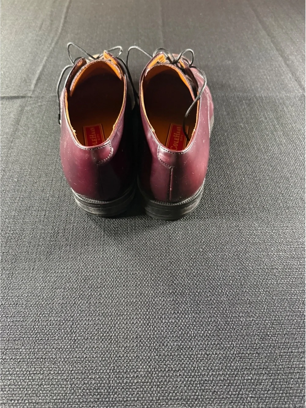 Cole Haan Men's Burgundy Leather Dress Shoes Size 10